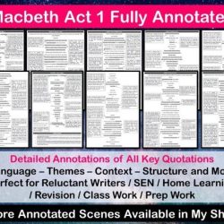 Macbeth act 1 reading guide