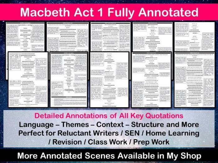 Macbeth act 1 reading guide