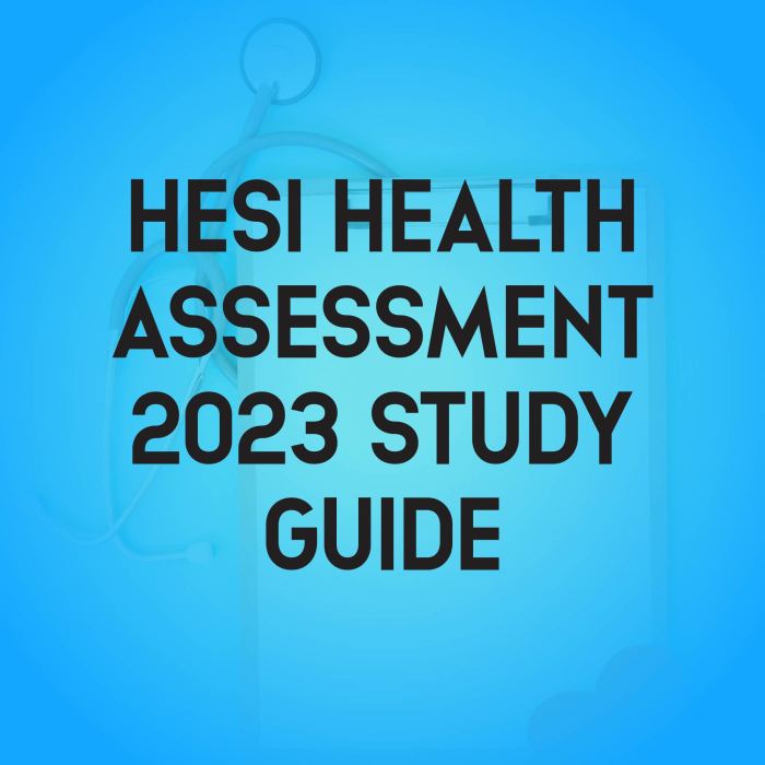 Hesi health assessment test bank 2023