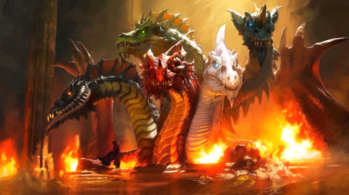 Forgotten realms tiamat dungeons spoilers mtg commander rage wizards crossover