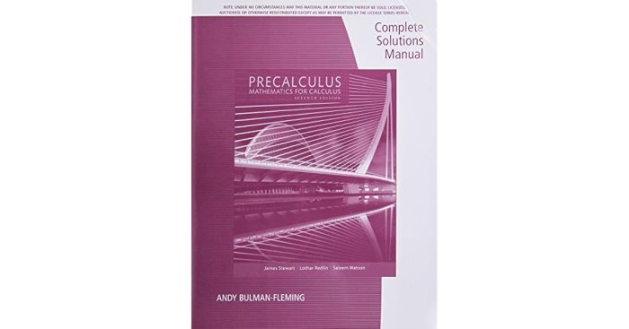 Precalculus 7th edition by stewart redlin and watson