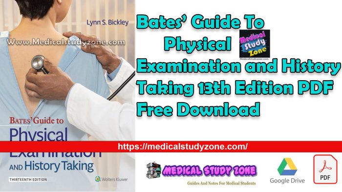 Bates guide to physical examination and history taking test bank